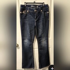 Seven 7 Premium Denim Jeans Low Rise Boot Cut Sz 14 NWOT